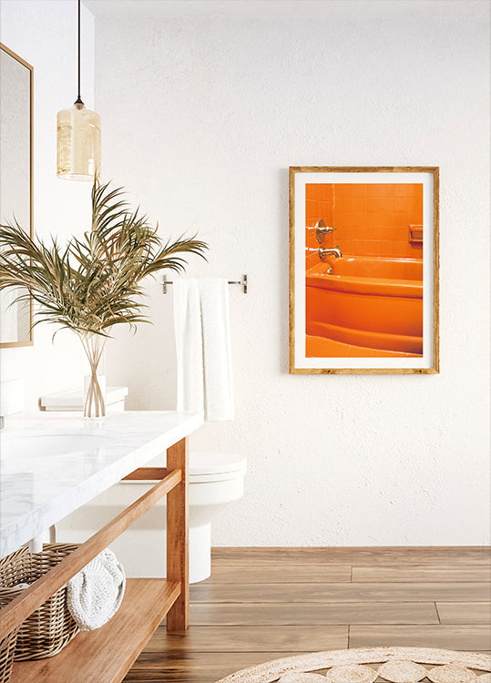 Orange Tub Poster