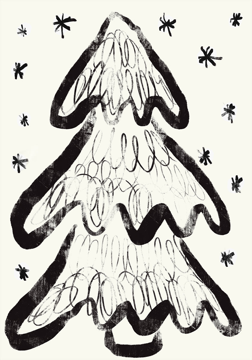 Swirly Pine Dreams Poster