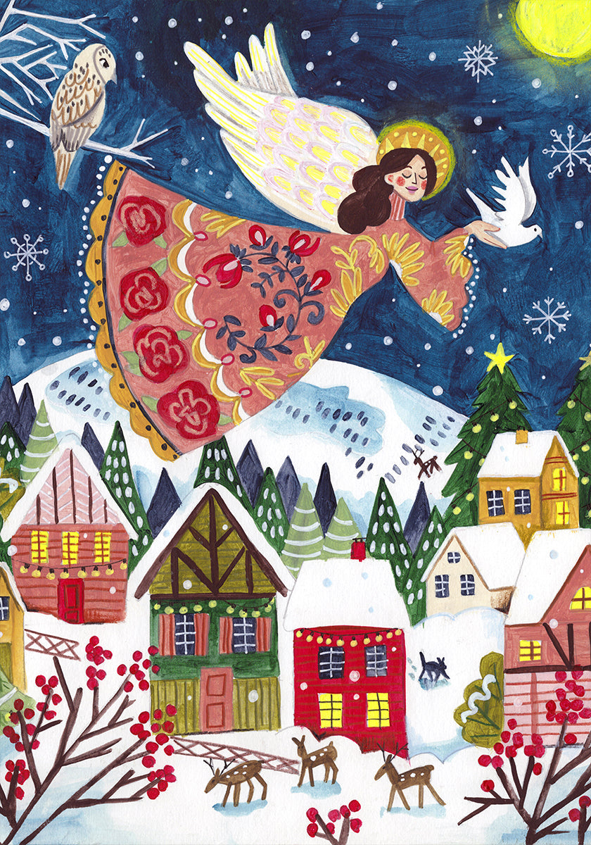 Angel of Peace Portrait Poster