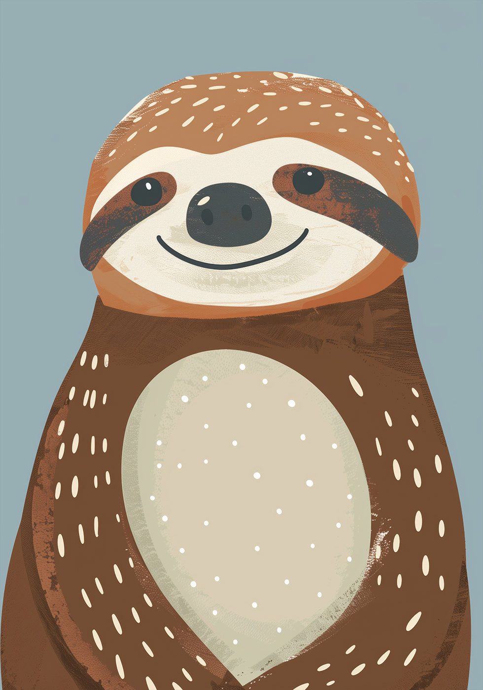 Happy Sloth Poster