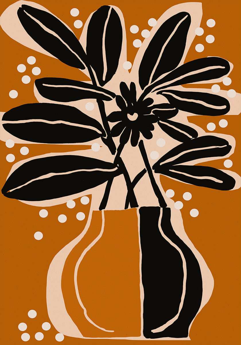 Ochre still life no6 Poster