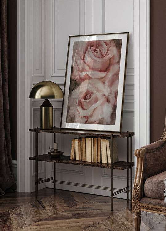 Roses Oil Painting Poster
