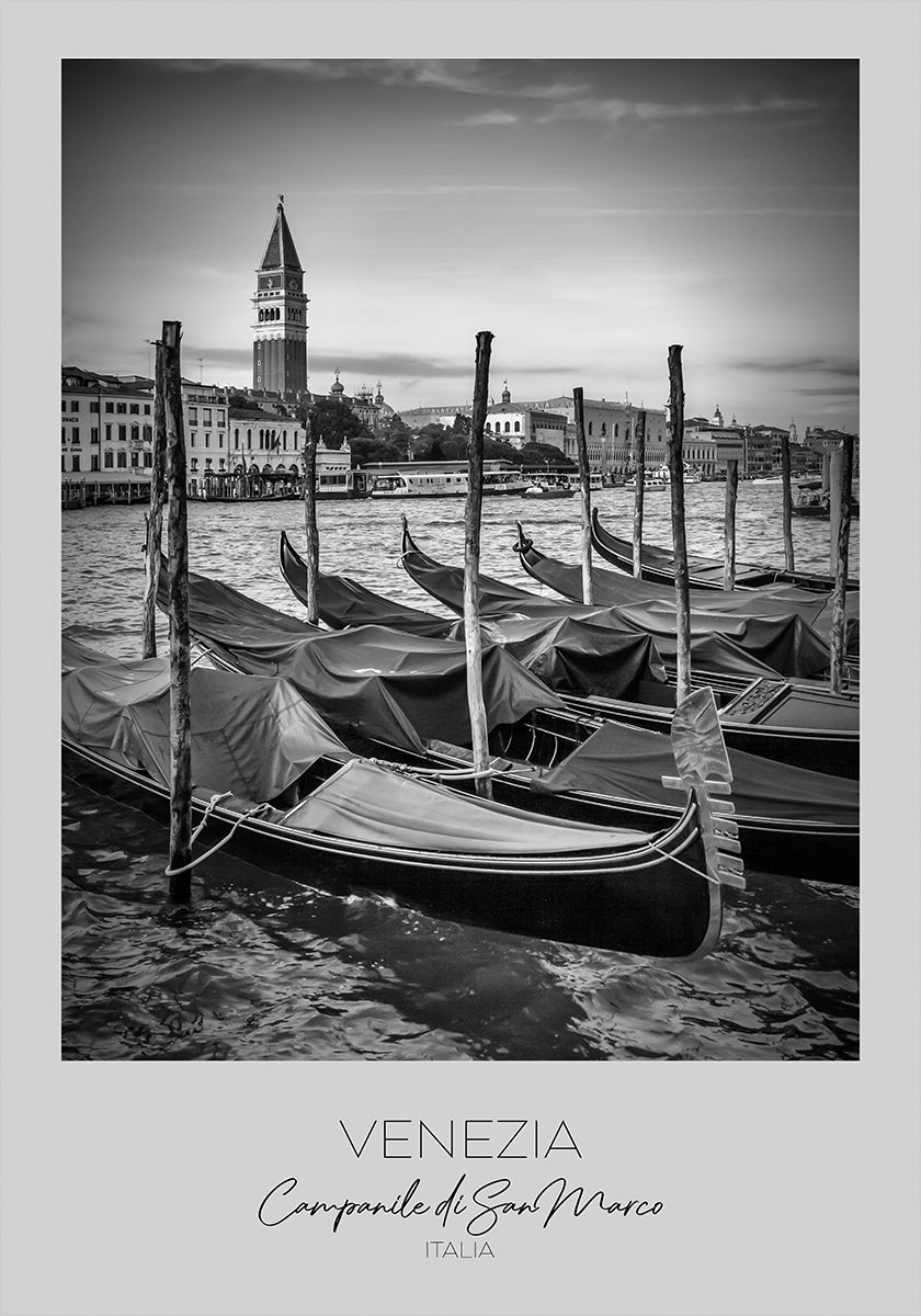 In focus: VENICE Grand Canal and St Mark's Campanile Poster