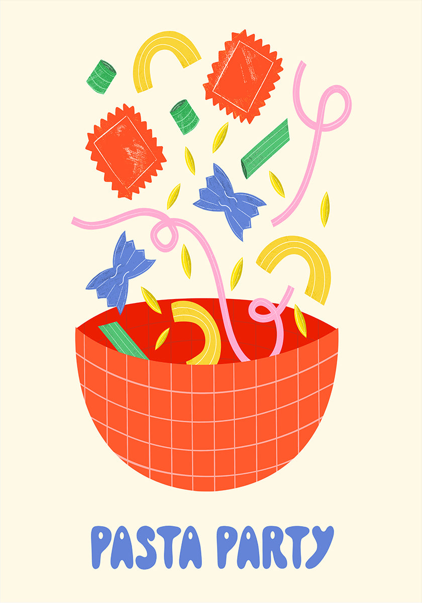 Pasta Party Poster