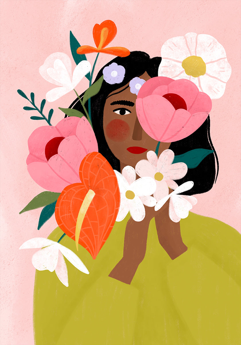 Blossoms and Serenity Poster