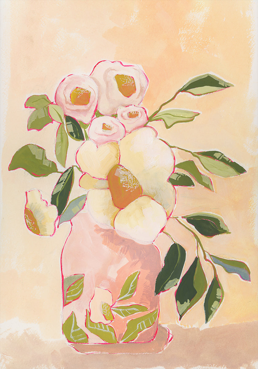 Flourish Vase  Poster