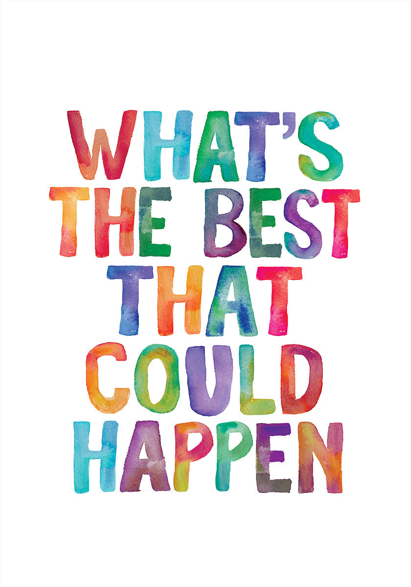 What's the Best That Could Happen Poster