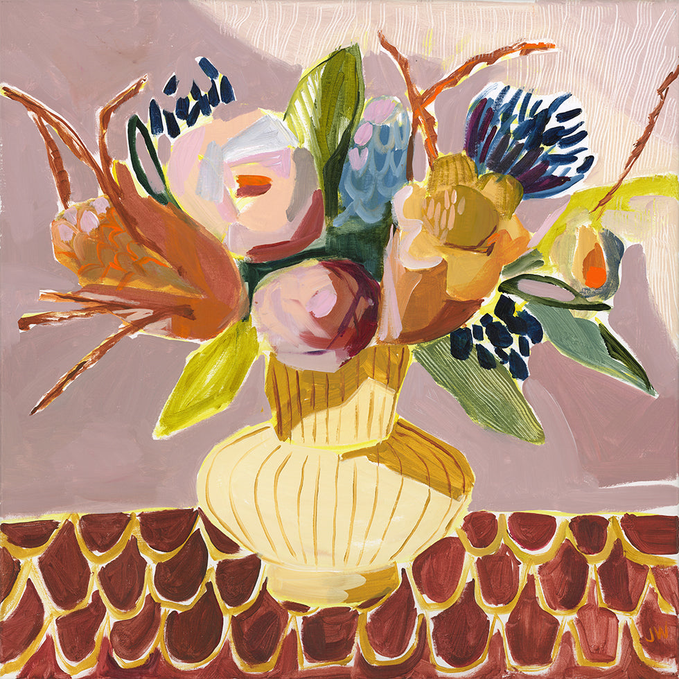 Mauve Bouquet Poster
