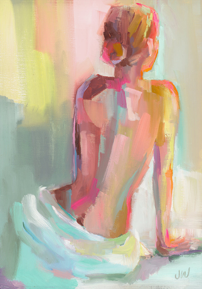 Woman Posing Poster