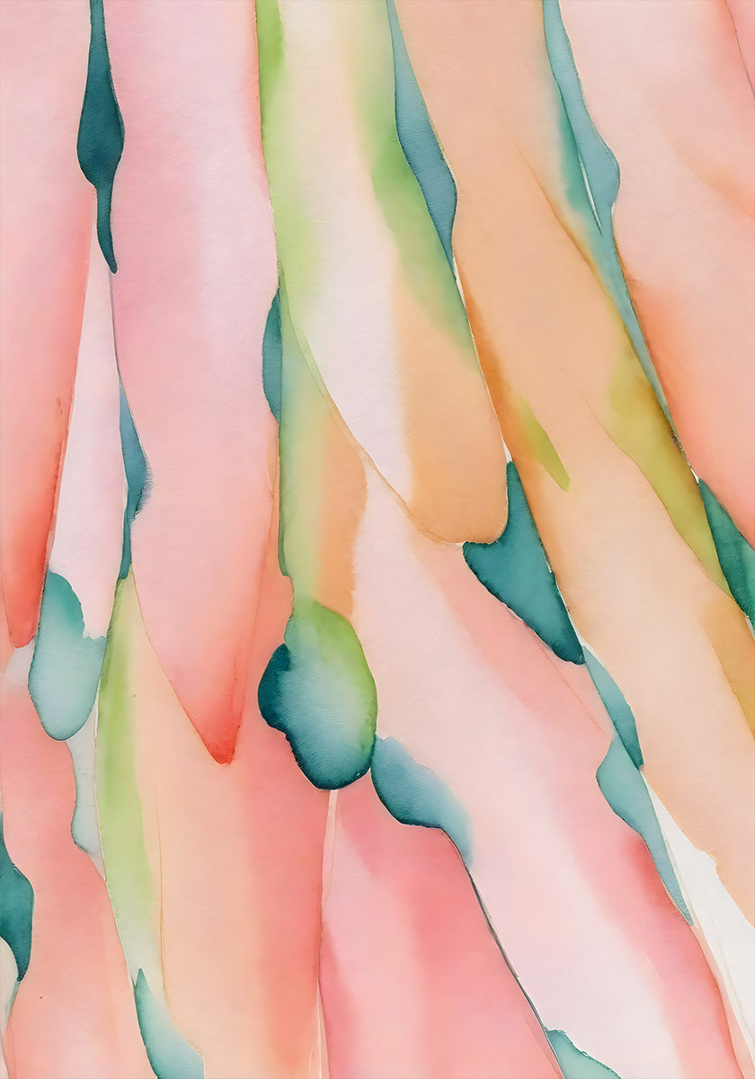 Blush Feathers Poster