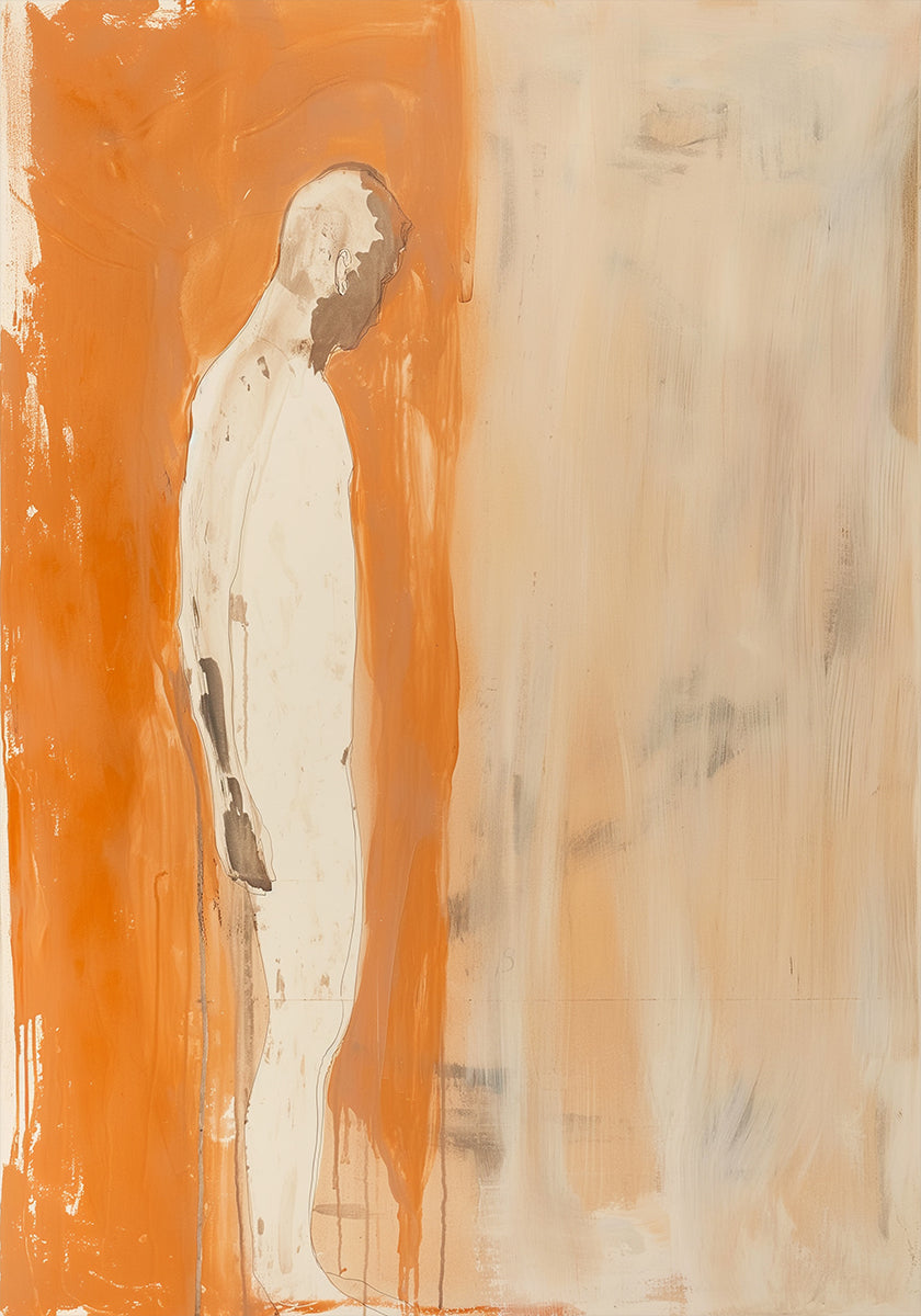 The Man In Orange Poster