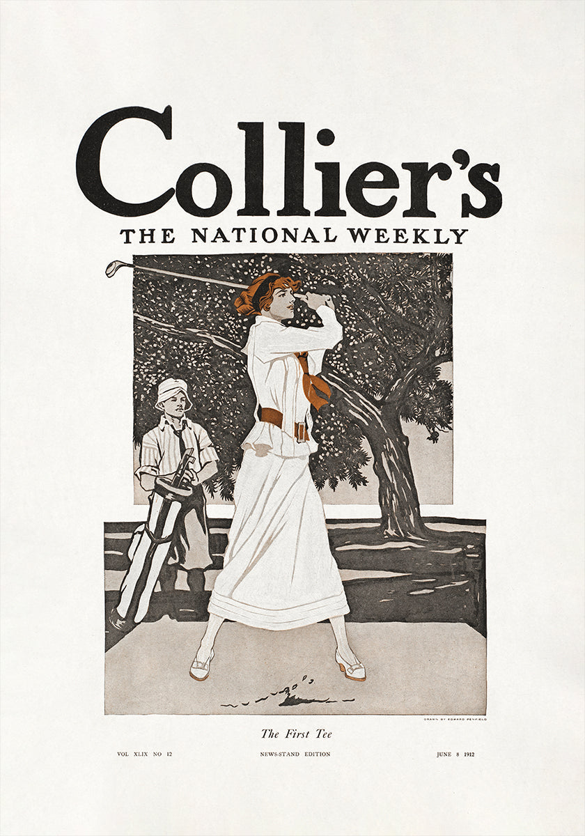 Collier & the National Weekly, the First Tee (1912) Poster
