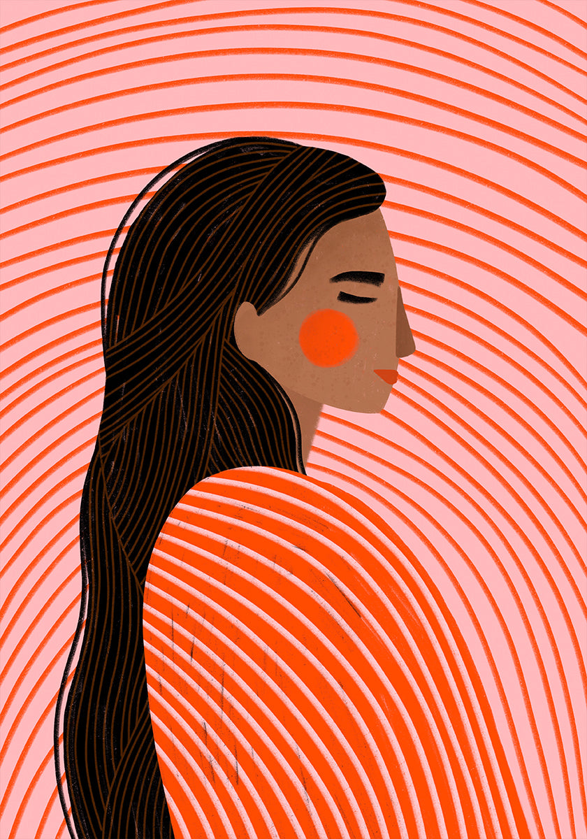 The Woman With the Lines Poster