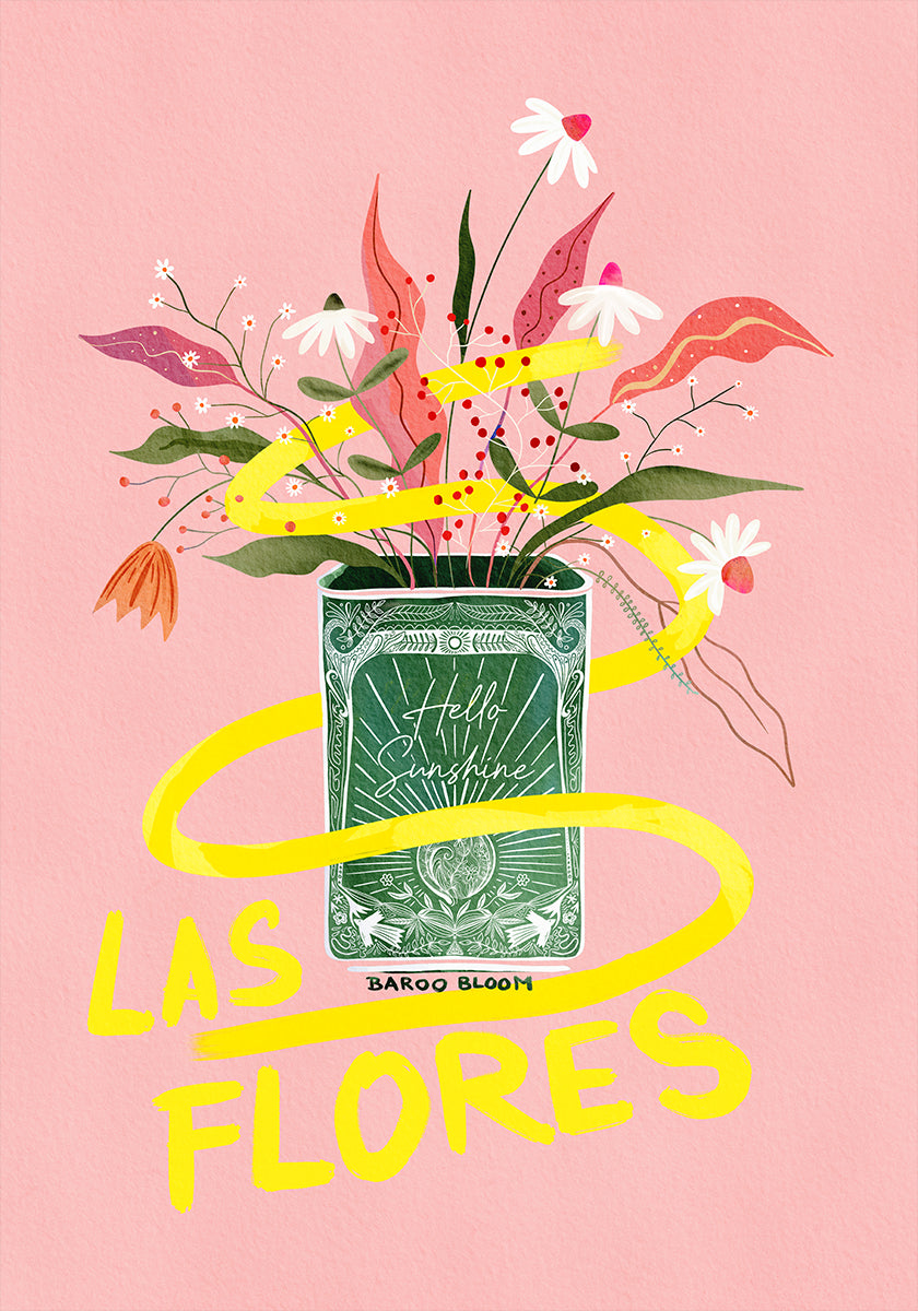 Las Flores Poster