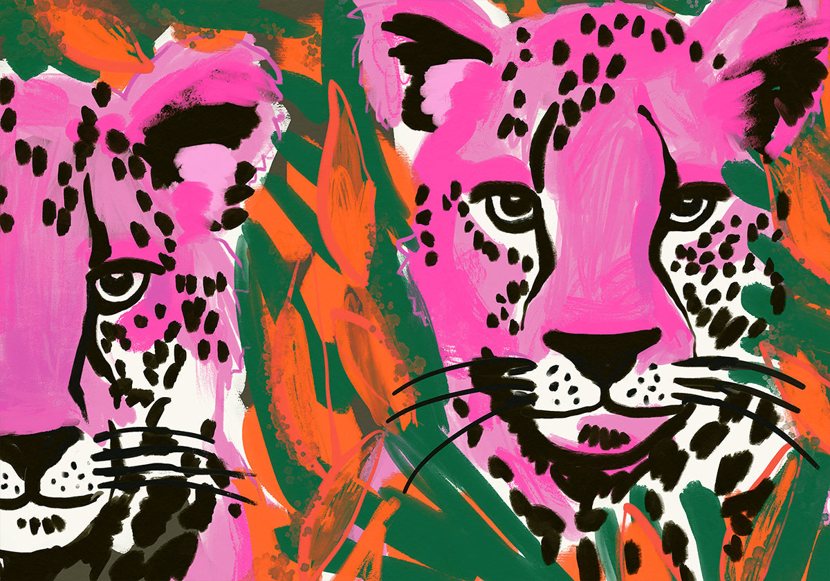 Pink Cheetah Duo