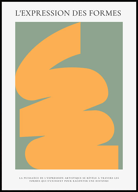 EVOCATION ABSTRAITE Poster