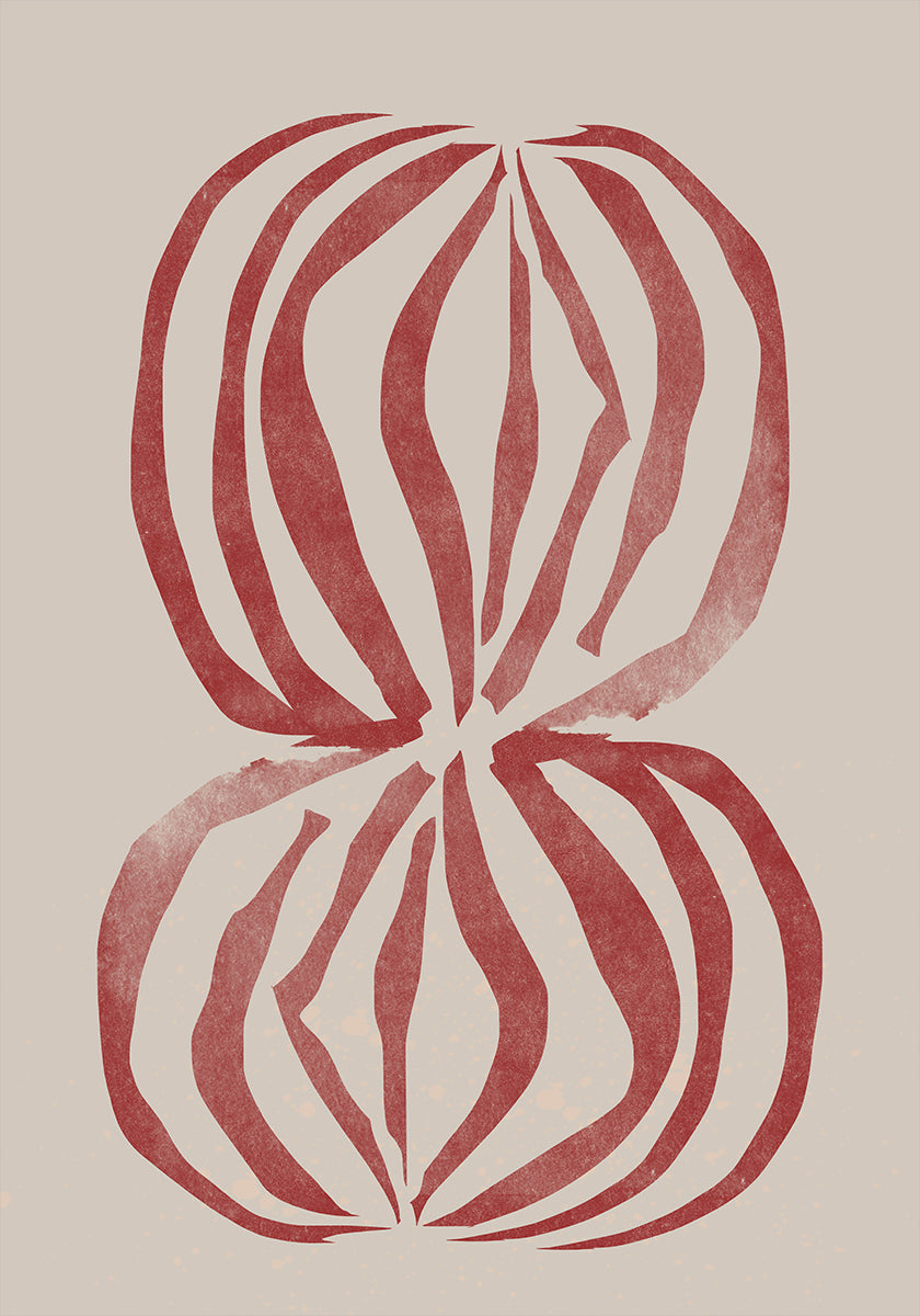 Crimson Echoforms Poster