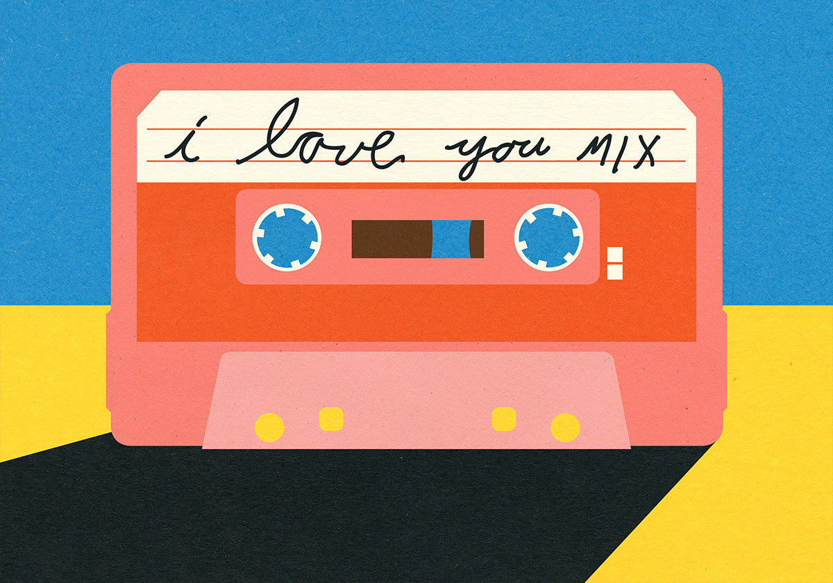 I Love You Mix Tape Poster