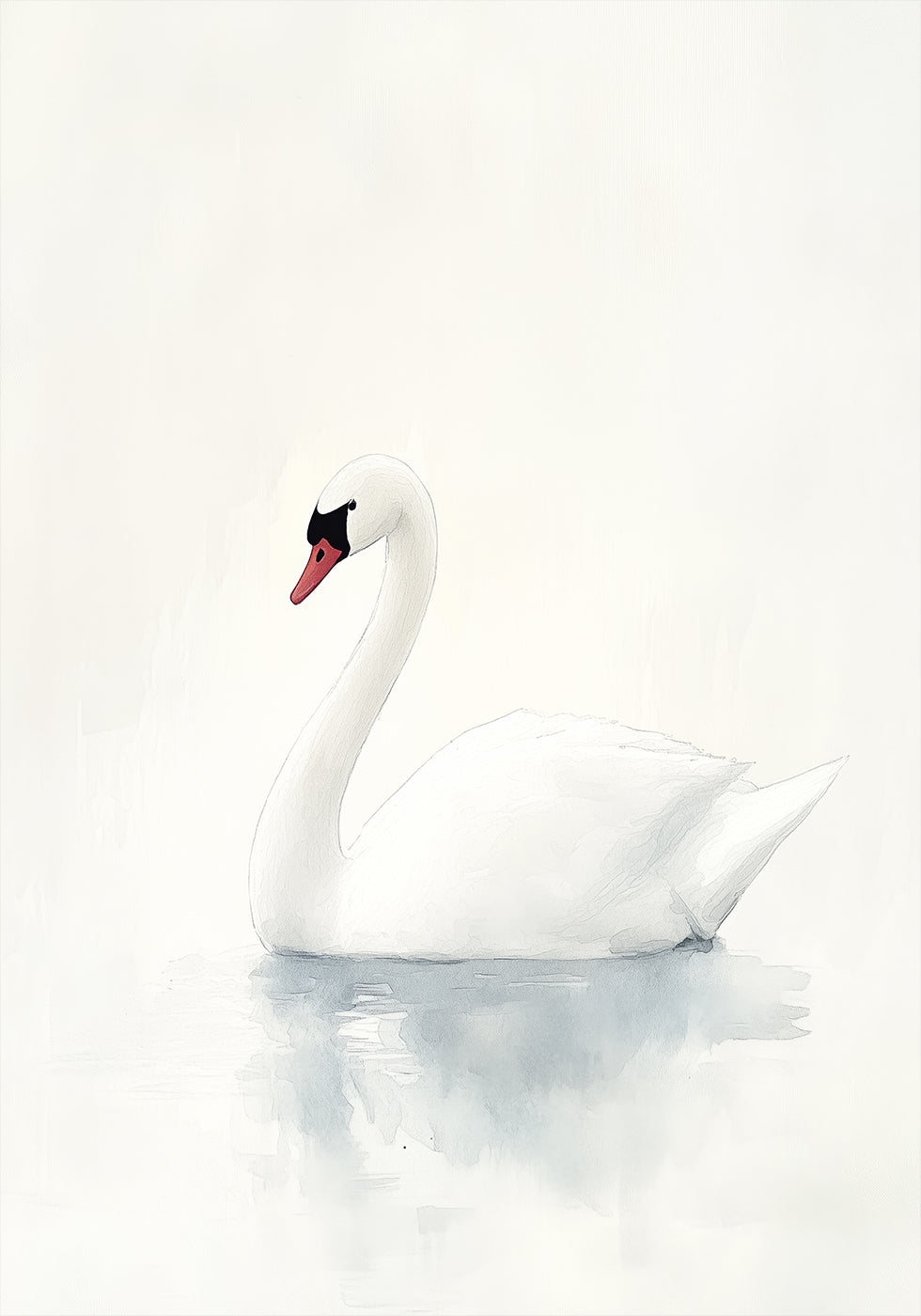 Graceful Swan Poster