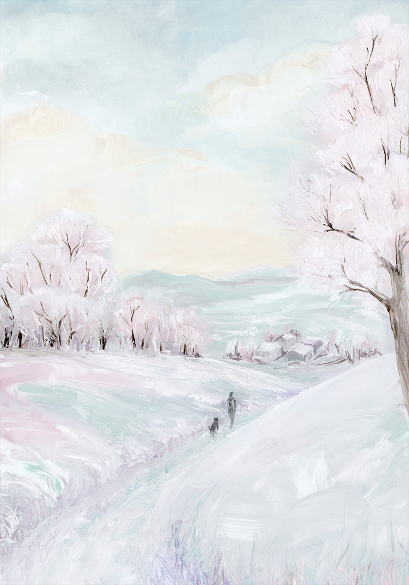 The winter stroll Poster
