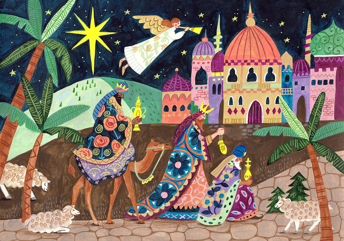 Three Wise Men and an Angel Poster