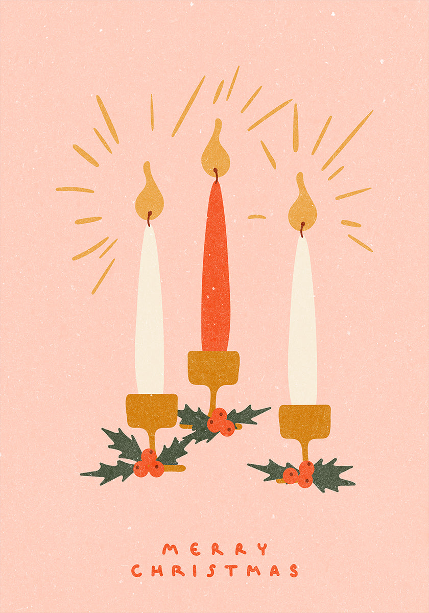Christmas Candles Poster