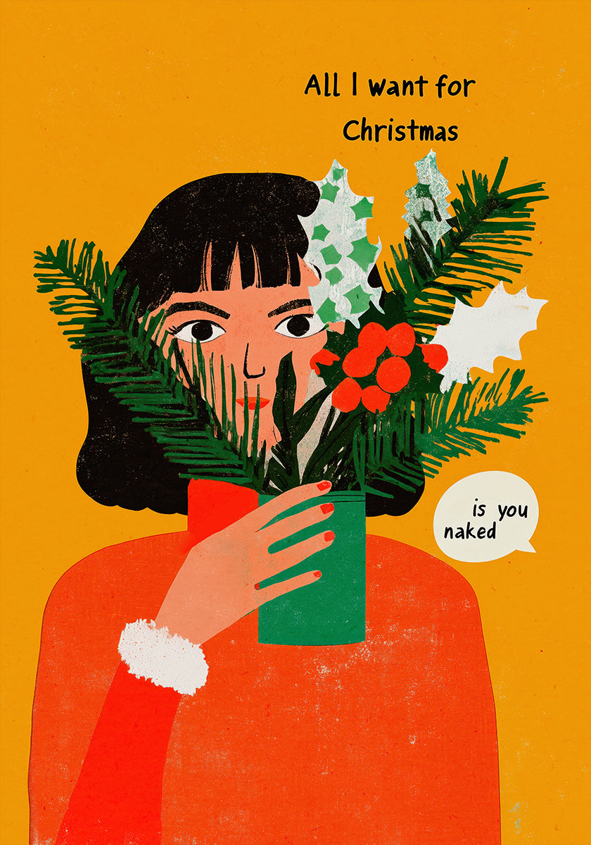 Cheeky Festive Wishes Poster
