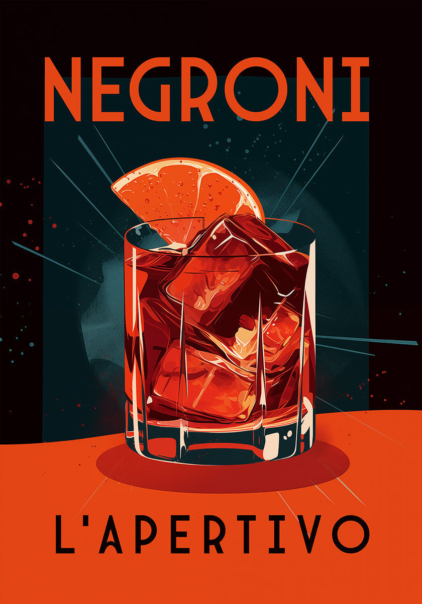 Negroni L' Apertivo Poster