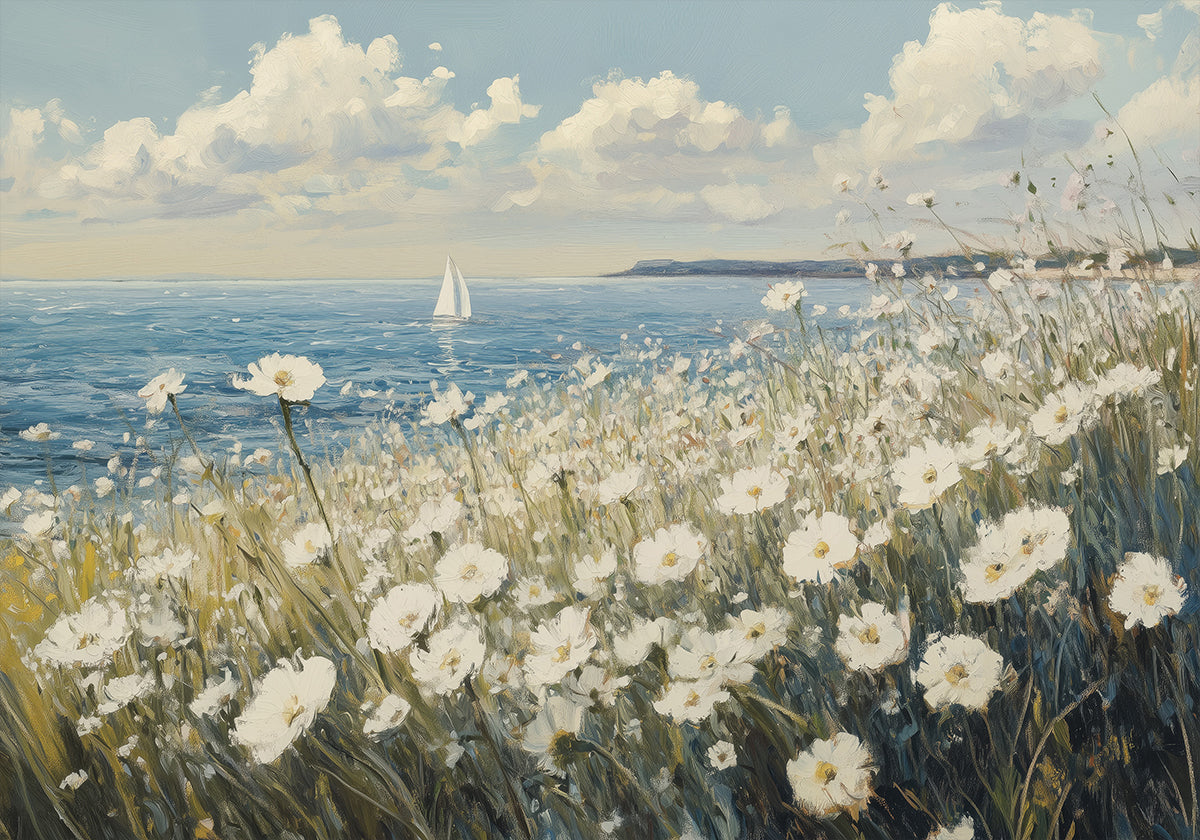 Wild Flowers Field Poster
