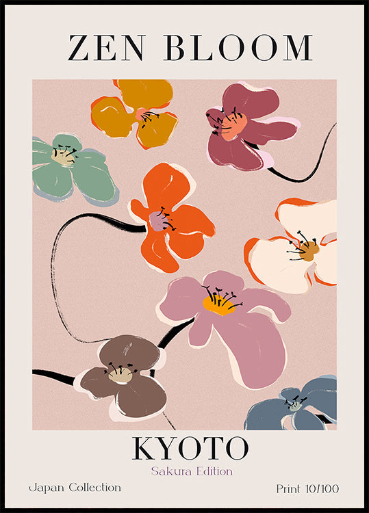 Petals in Harmony Poster