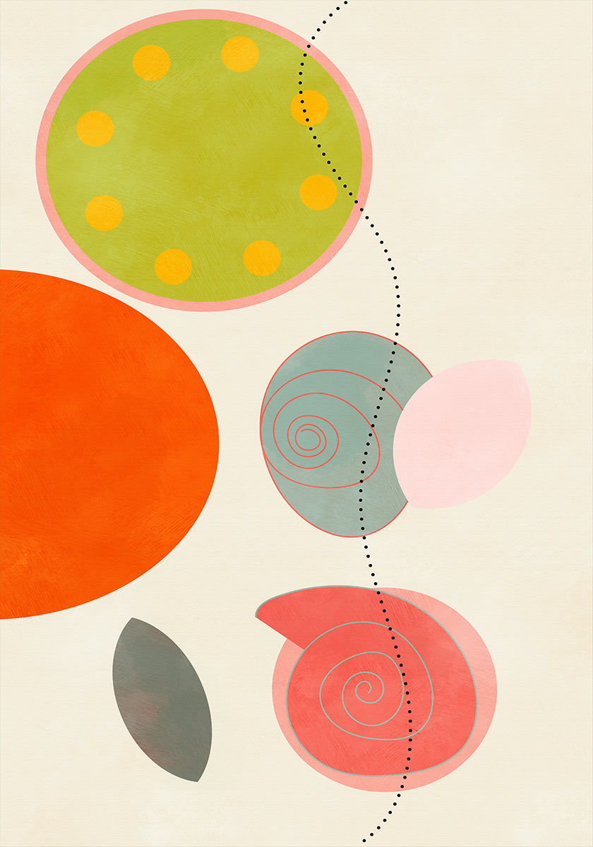 Friendly Colors Hilma 1 Poster