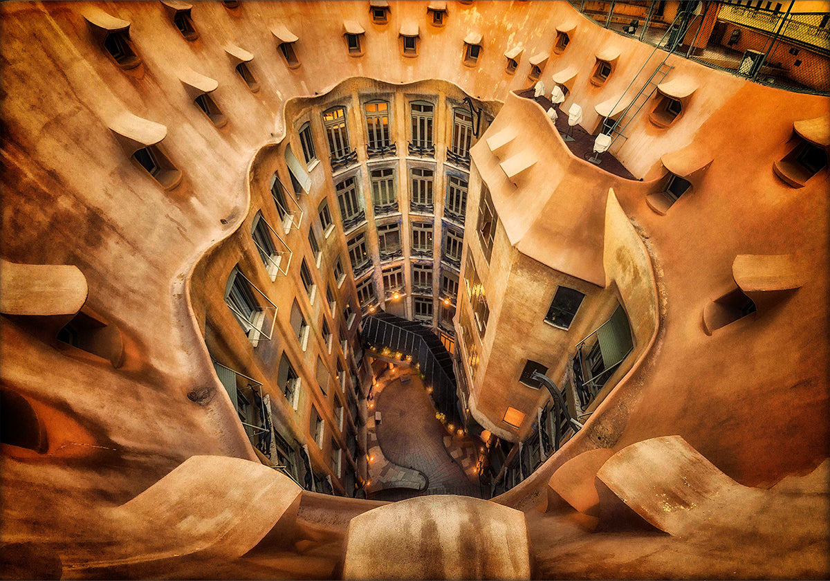 Casa Milà, La Pedrera, Barcelona. Poster
