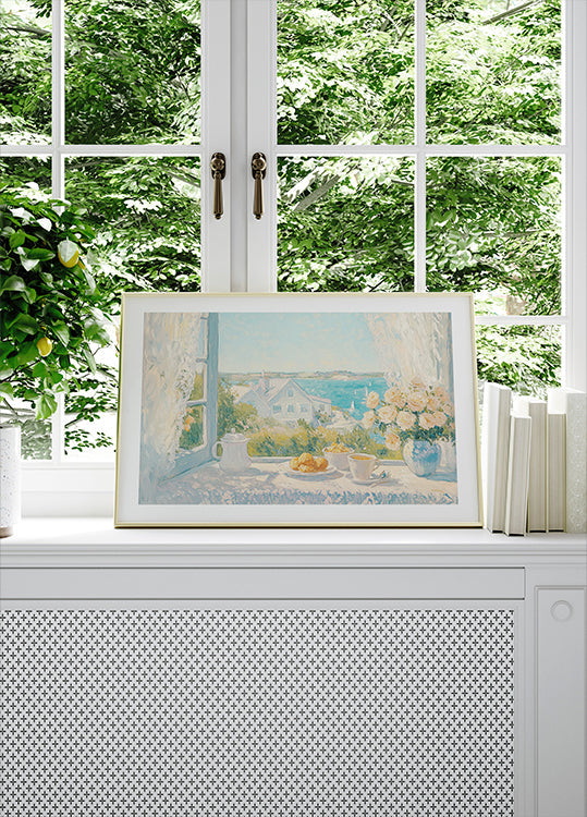 Morning Serenity by the Sea Poster