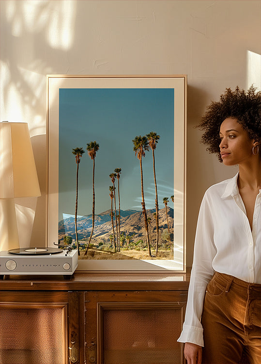 Palm Springs Morning on Film Poster