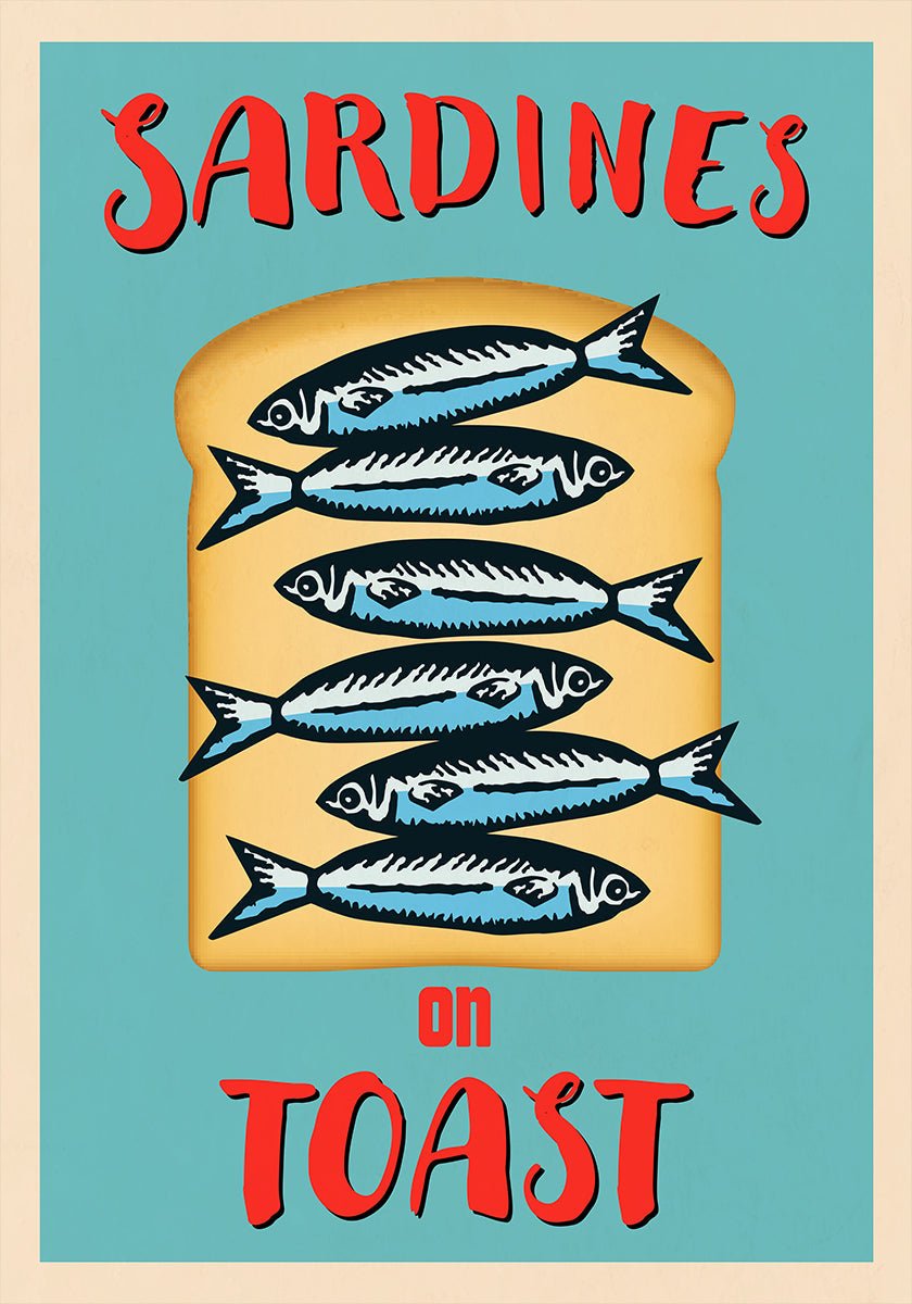 Sardines On Toast Poster