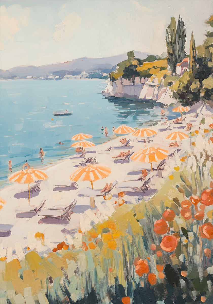 Sunny Beach Day Poster