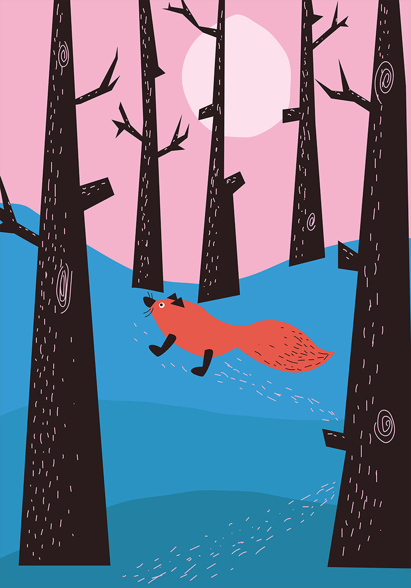 Winter Fox Poster