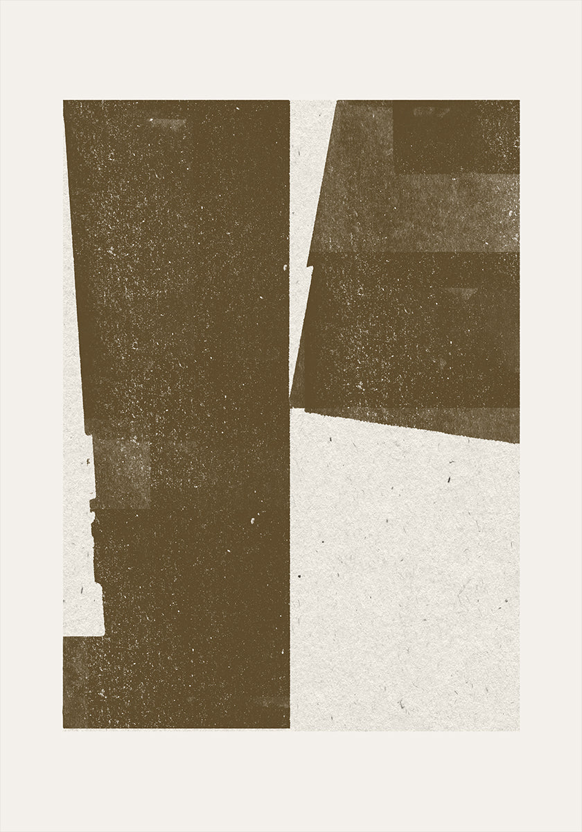 Muted Geometries Poster