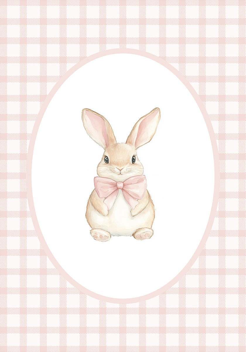 Rabbit Watercolor Poster