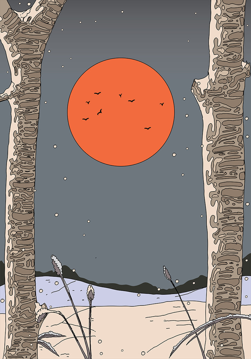 Winter Landscape Poster