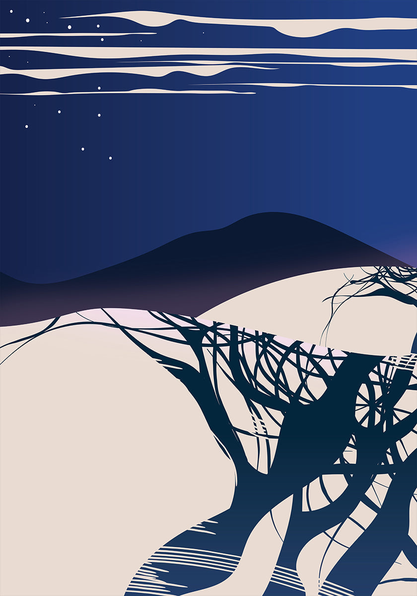 Winter Trees Poster