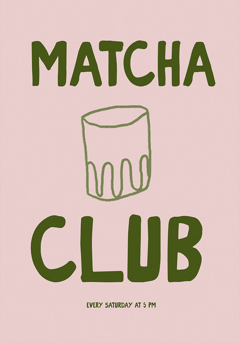 Matcha Gathering Poster