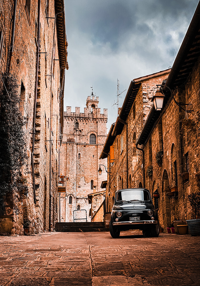 Getting lost in the Umbrian alleys Poster