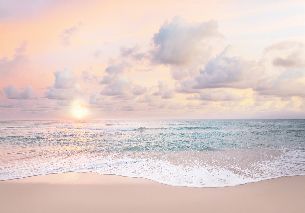 Cloudy Sunset Poster
