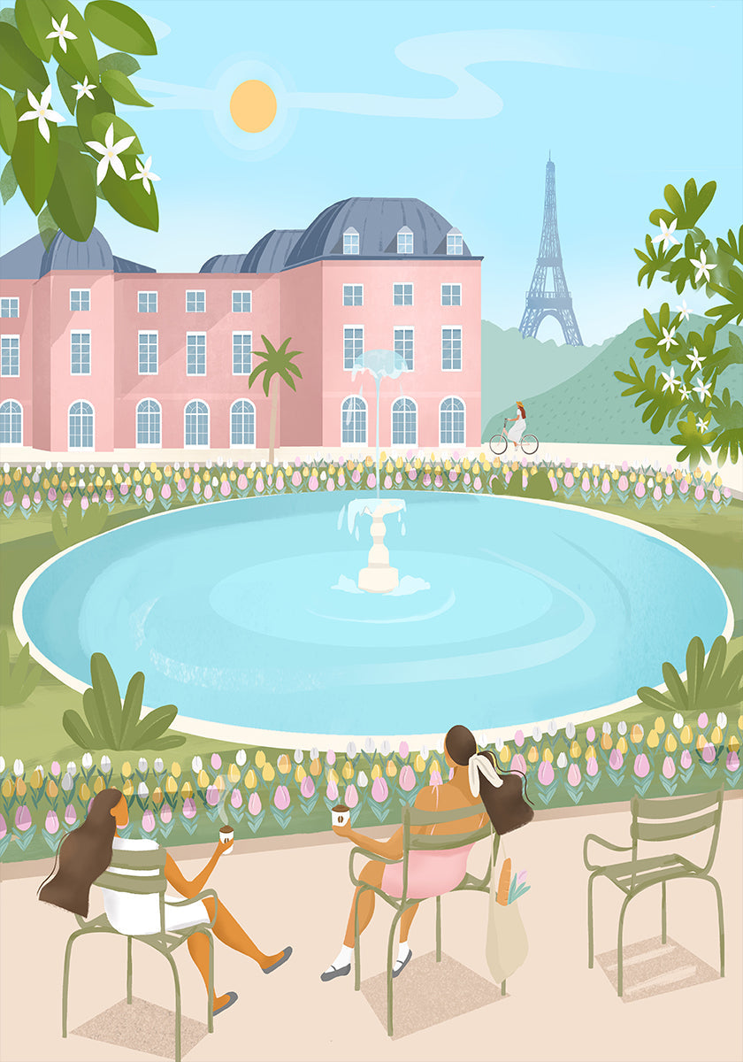 Parisian Serenity Poster