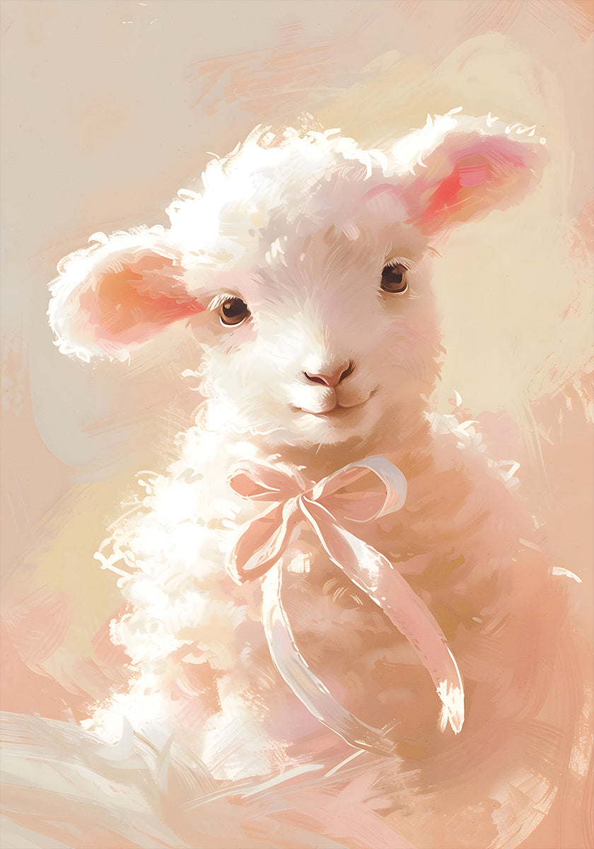 Lamb's Gentle Glow Poster