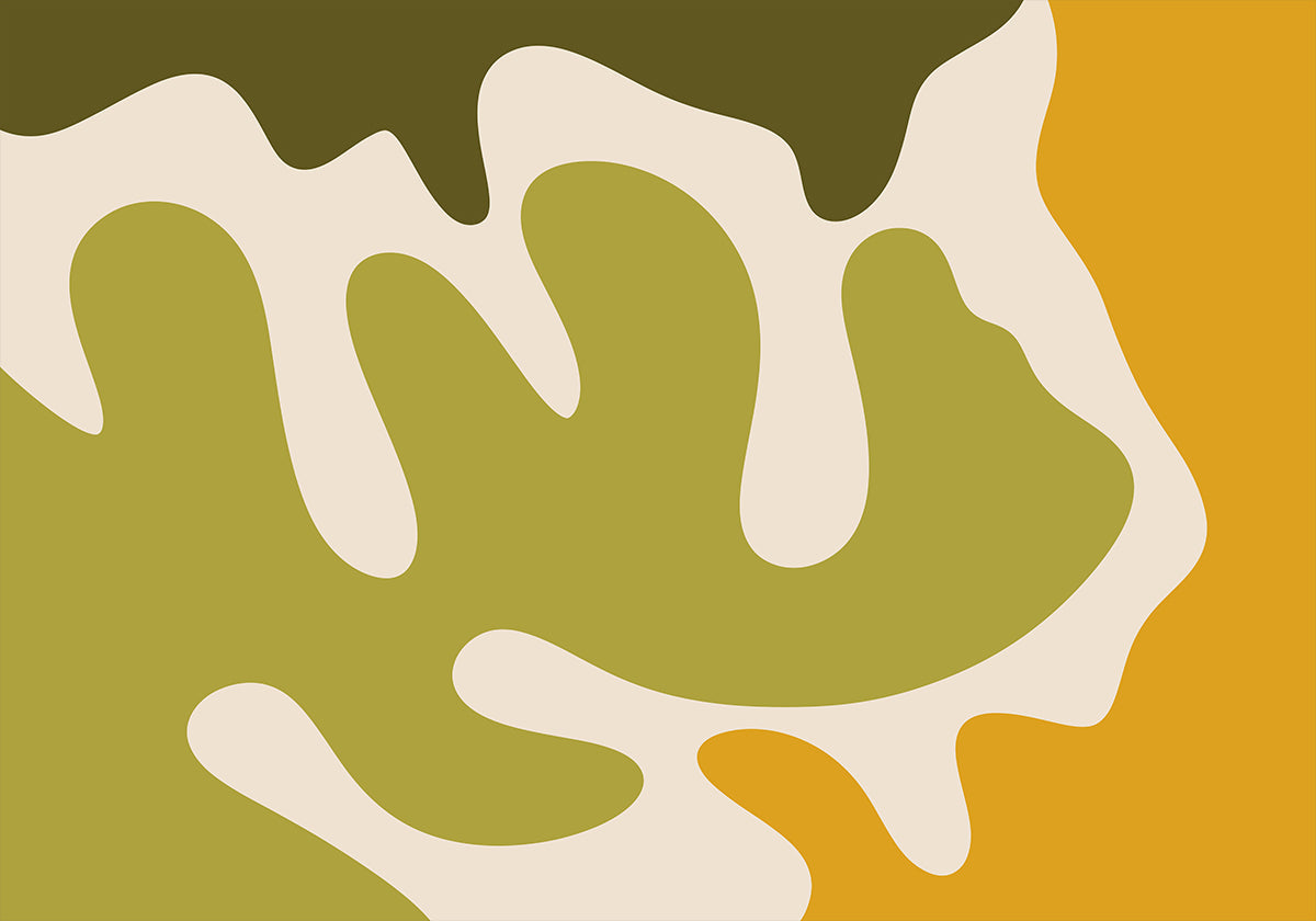 Modern Colorful Shapes Poster