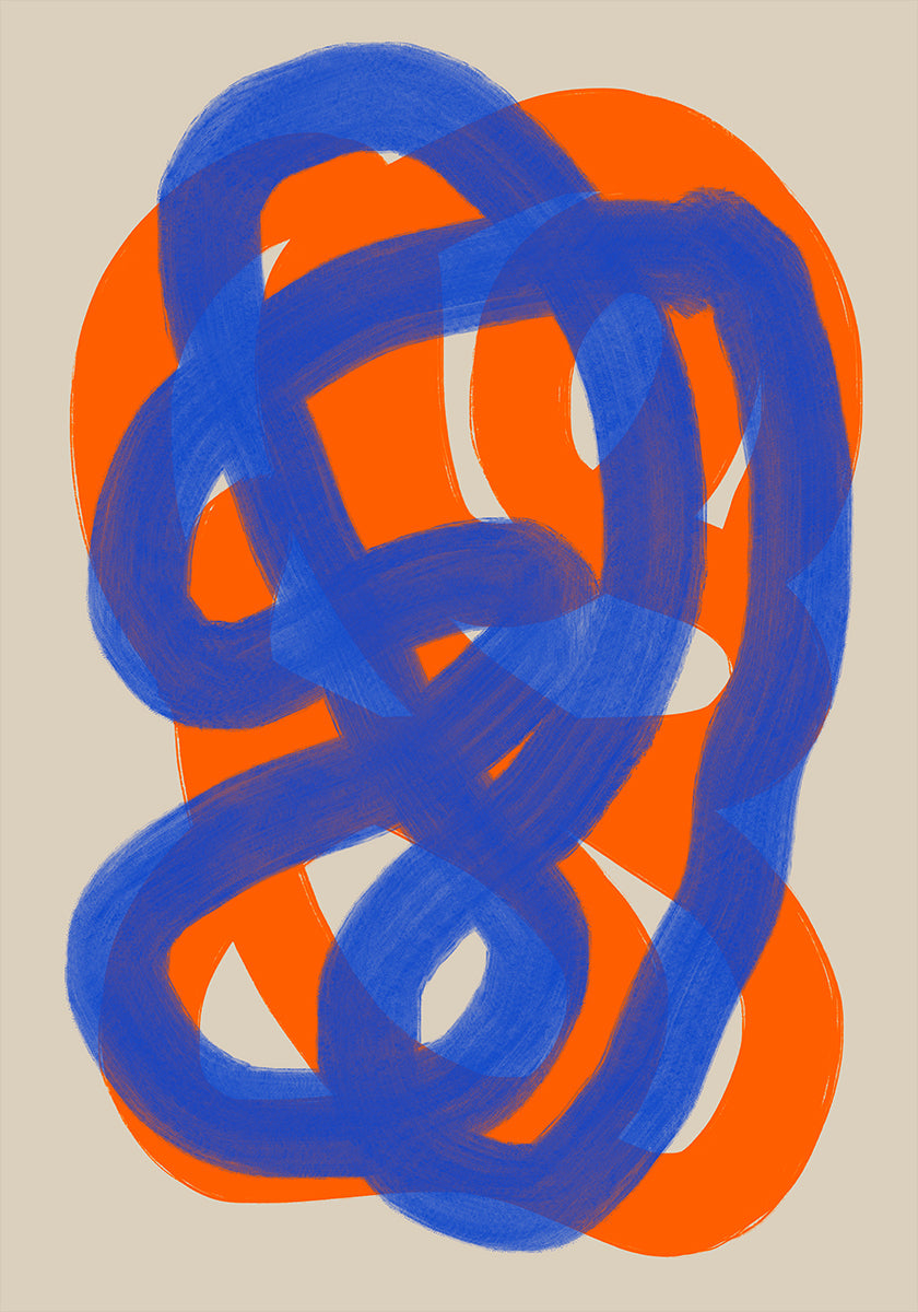 Energetic maze Poster