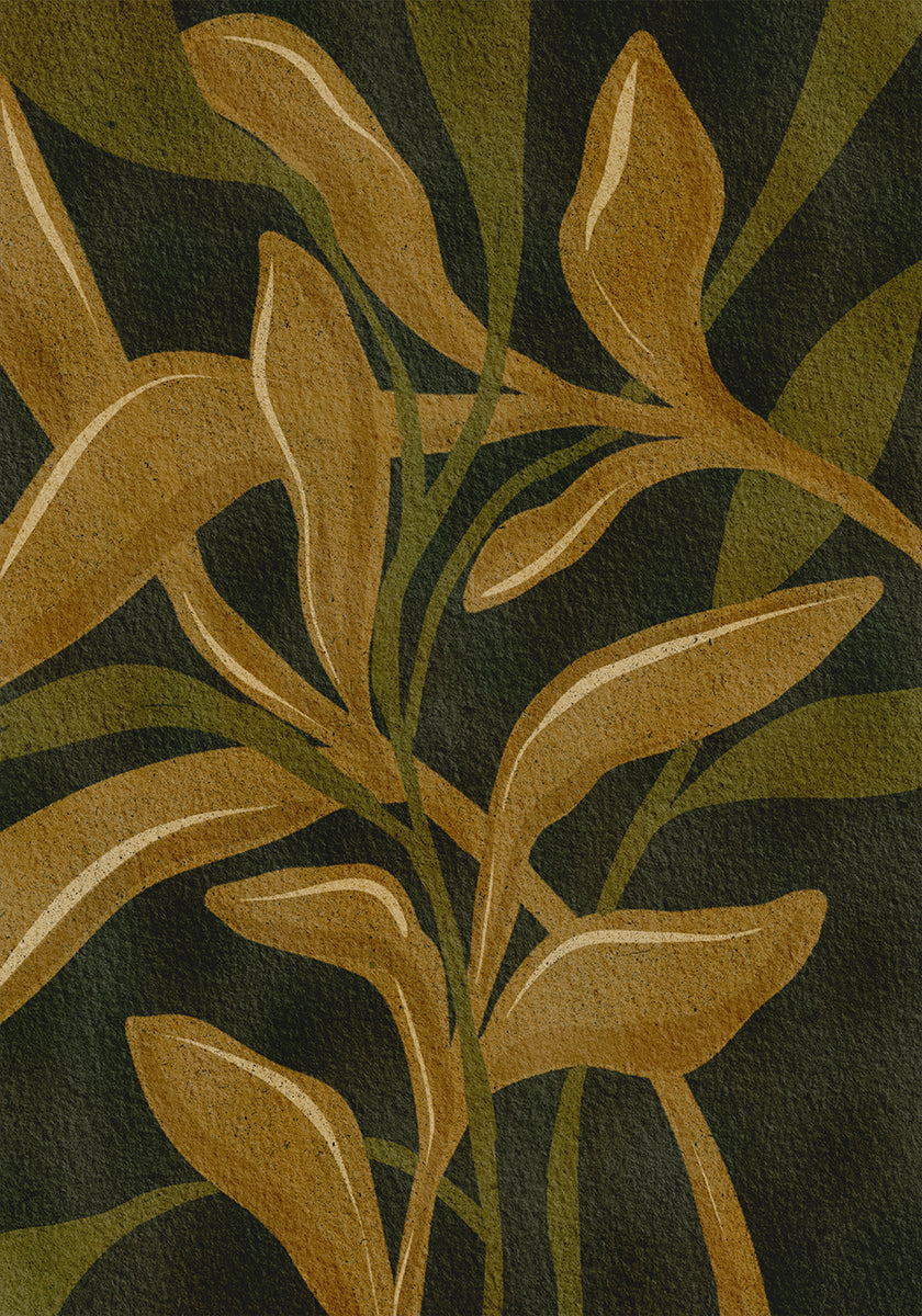Earthen foliage Poster