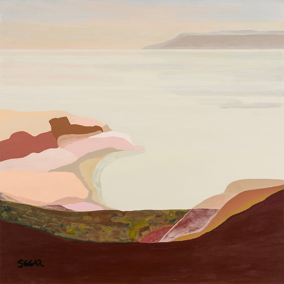 Apricot Sky Poster